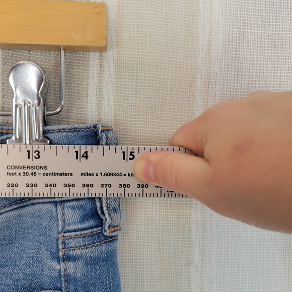 American Eagle Stretch Real Good High Rise Skinny Kick Jeans Blue Size 4 Long - Picture 4 of 12